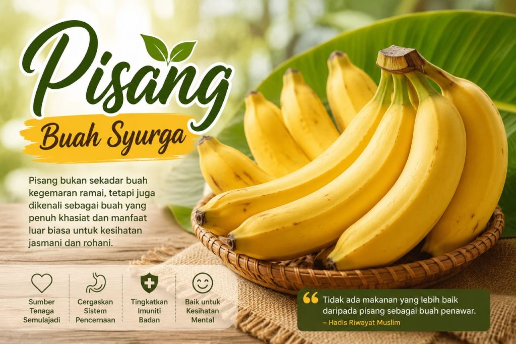 Pisang manfaat luar biasa untuk kesihatan
